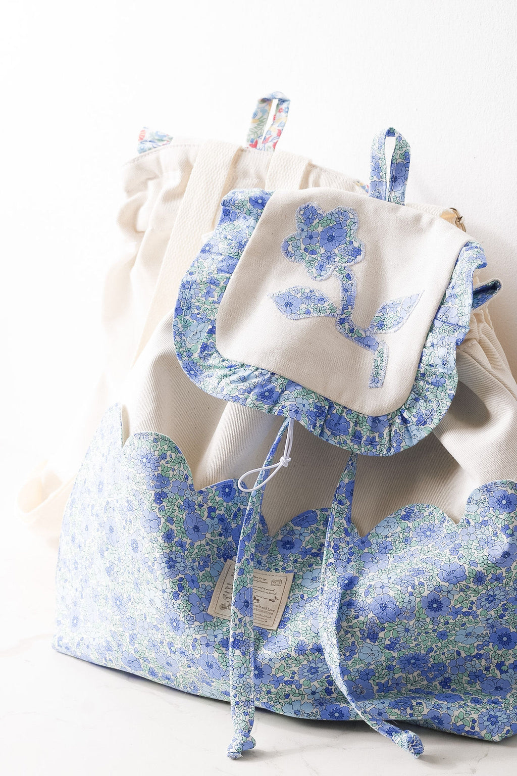 Children's Backpack Blue Blossom