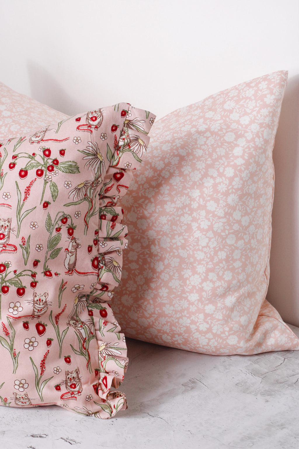 Bramble Mouse Ruffle Cushion