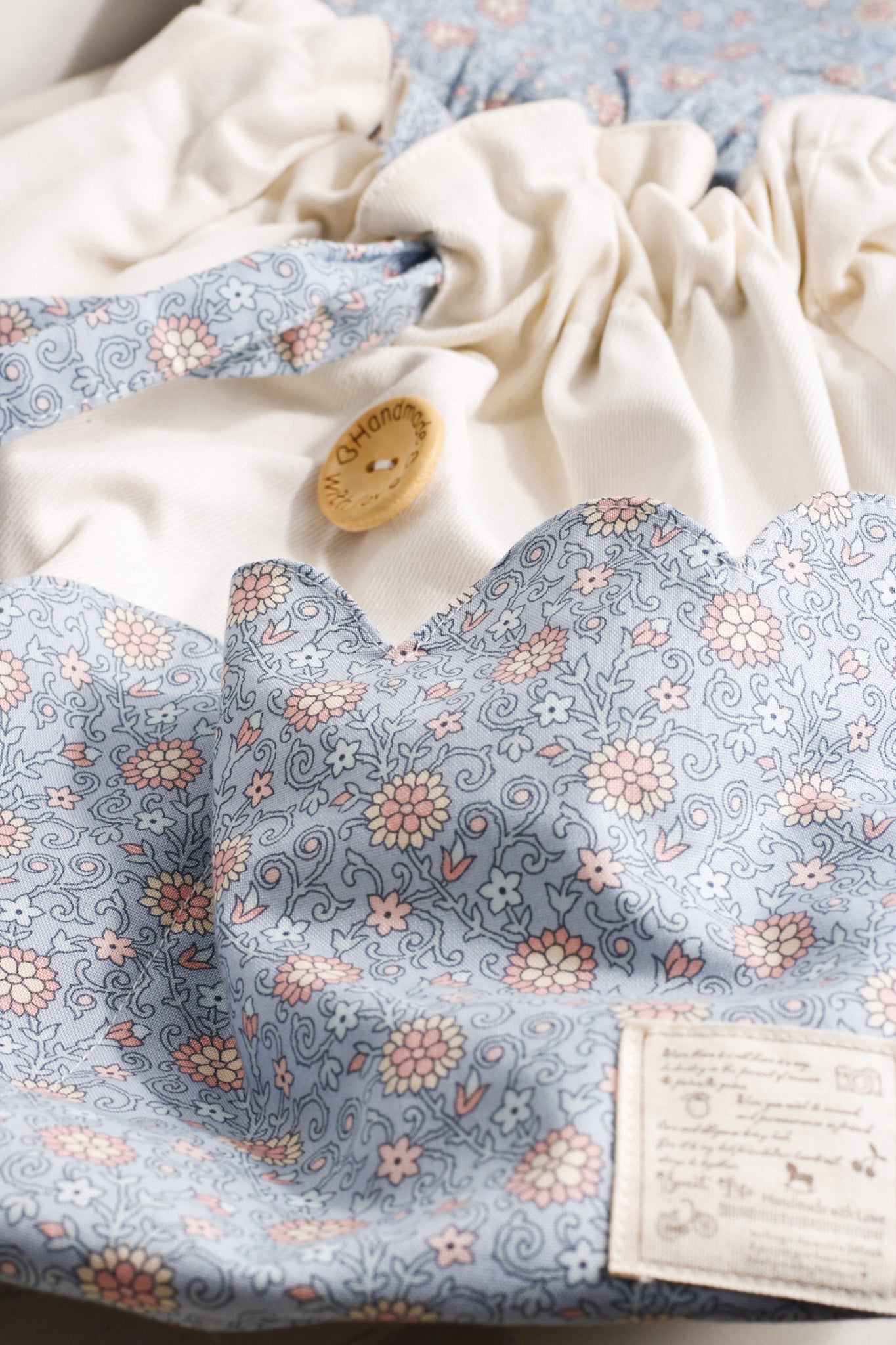 Blue Petals Kids Backpack
