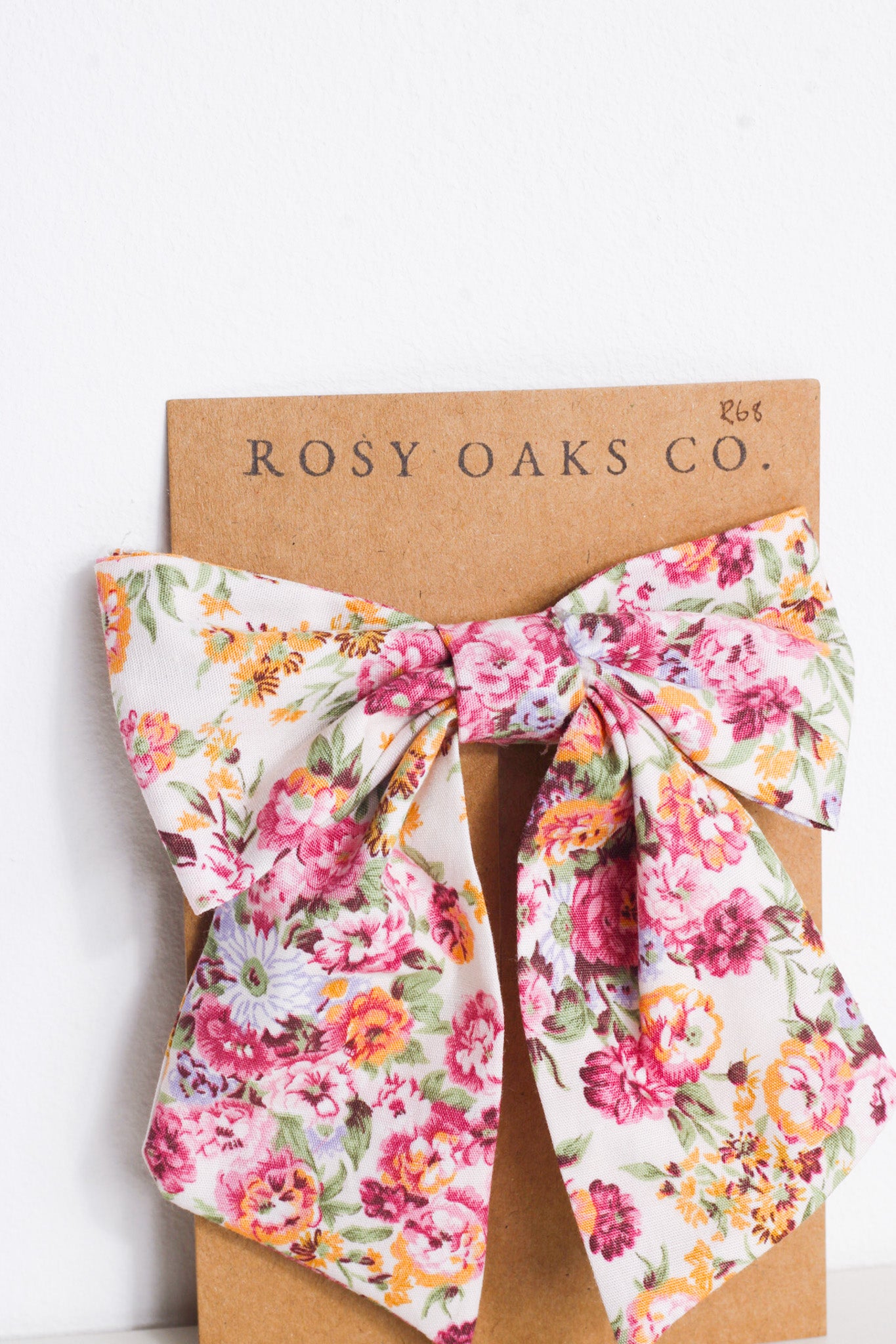 Rosewood Mini Hair Bow